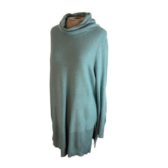 Adrienne Vittadini Sweaters - Adrienne Vittadini Turtleneck Slouchy Sweater Blue